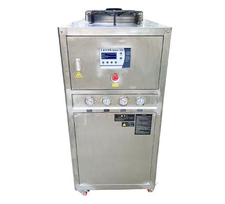 JLSB-10HP Paslanmaz Çelik Su Soğutma Makinesi Düşük Sıcaklık Asit Alkali Direnci