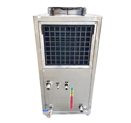 JLSB-10HP Paslanmaz Çelik Su Soğutma Makinesi Düşük Sıcaklık Asit Alkali Direnci