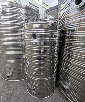 Endüstriyel için 50 mm kalınlığında iplikli yalıtımlı paslanmaz çelik su tankı