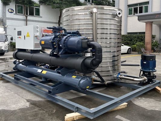 JLSW-80D Enerji Depolama Mobil Şarj İstasyonları için Su Soğutucu Döşeme Çiller