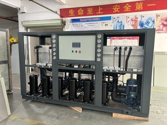 Su Soğutucu Su Soğutucu Sistemi Shell Tube Kondansör R22/R407C Soğutucu Mikroprosesör Denetleyicisi 5-300KW